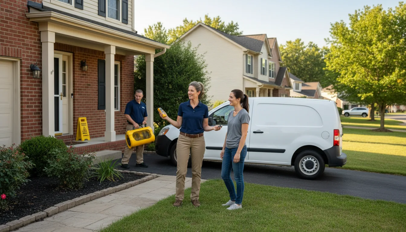 Water restoration image for Dehumidification And Cleanup Services in Pennsville, NJ